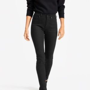 Everlane High-Rise Skinny Black Jeans